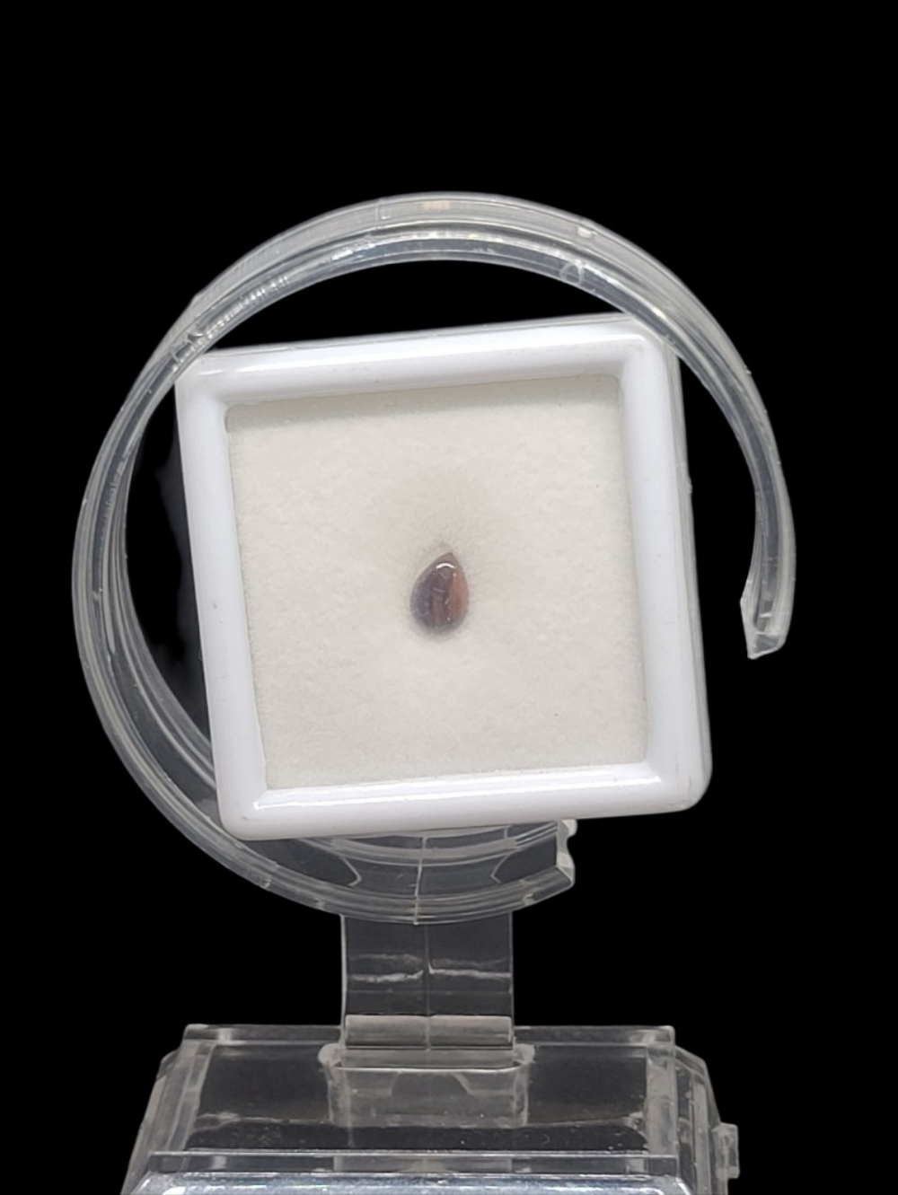 NEW Coffee Obsidian Pear Shaped Loose Gemstone .51 Ctw